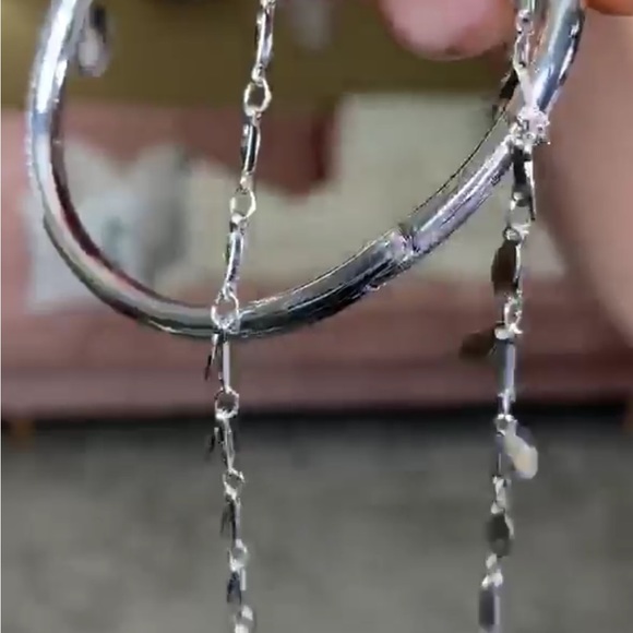 Hespera Sequin Simple Everyday Chain White Gold 18” NEW - Picture 4 of 7